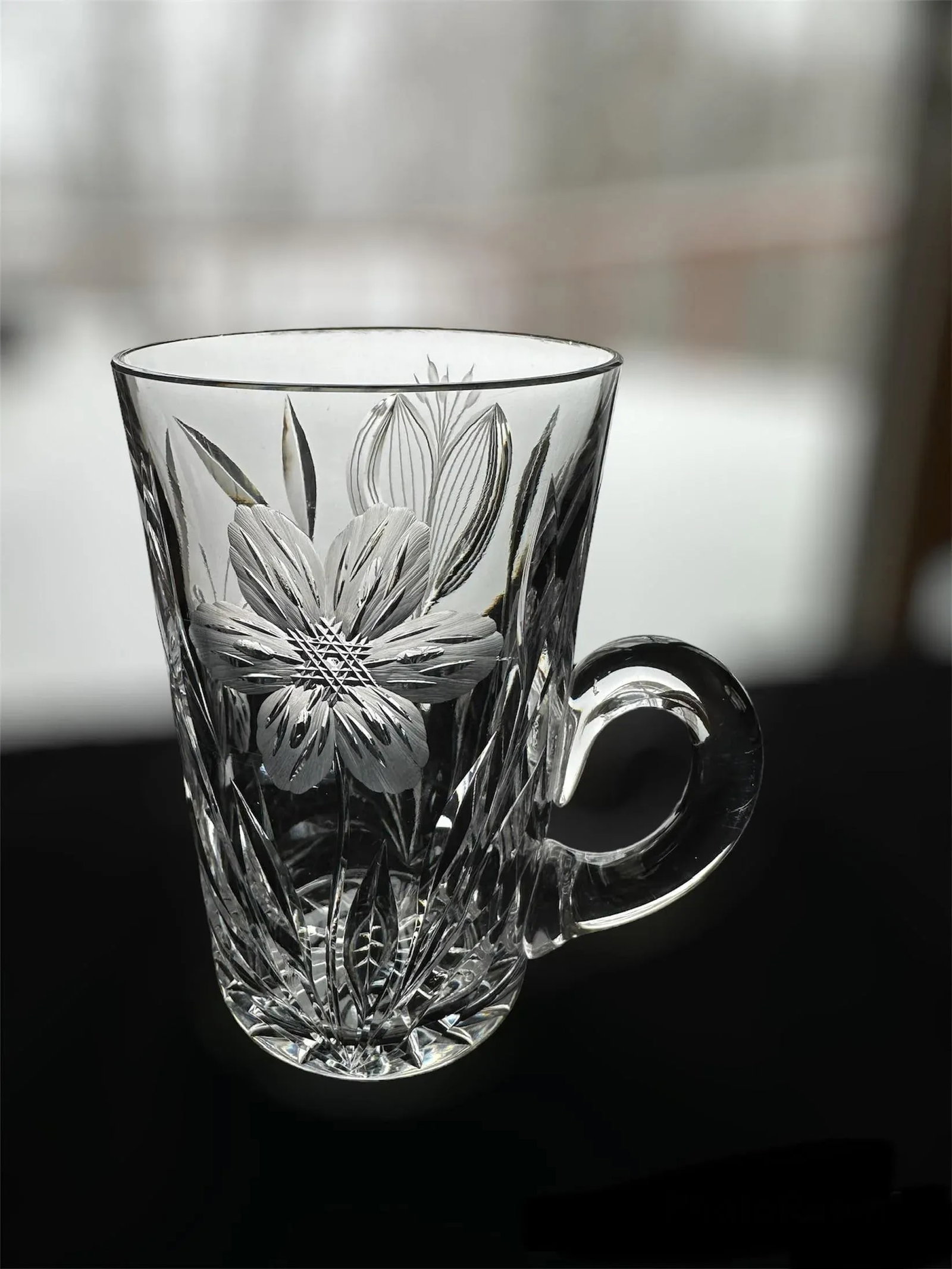 Crystal Tumbler American Brilliant Period by Pairpoint Murillo Pattern 1920 - 4