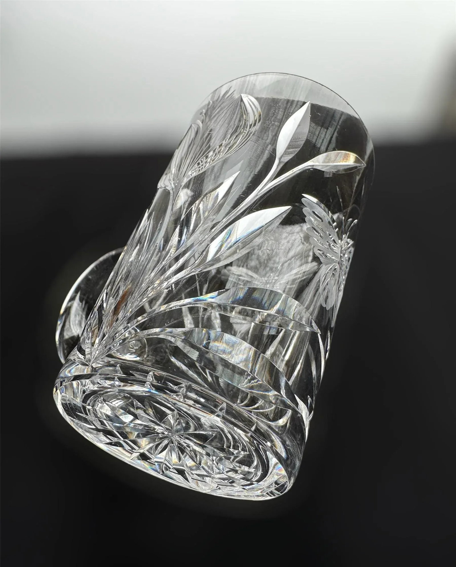 Crystal Tumbler American Brilliant Period by Pairpoint Murillo Pattern 1920 - 6