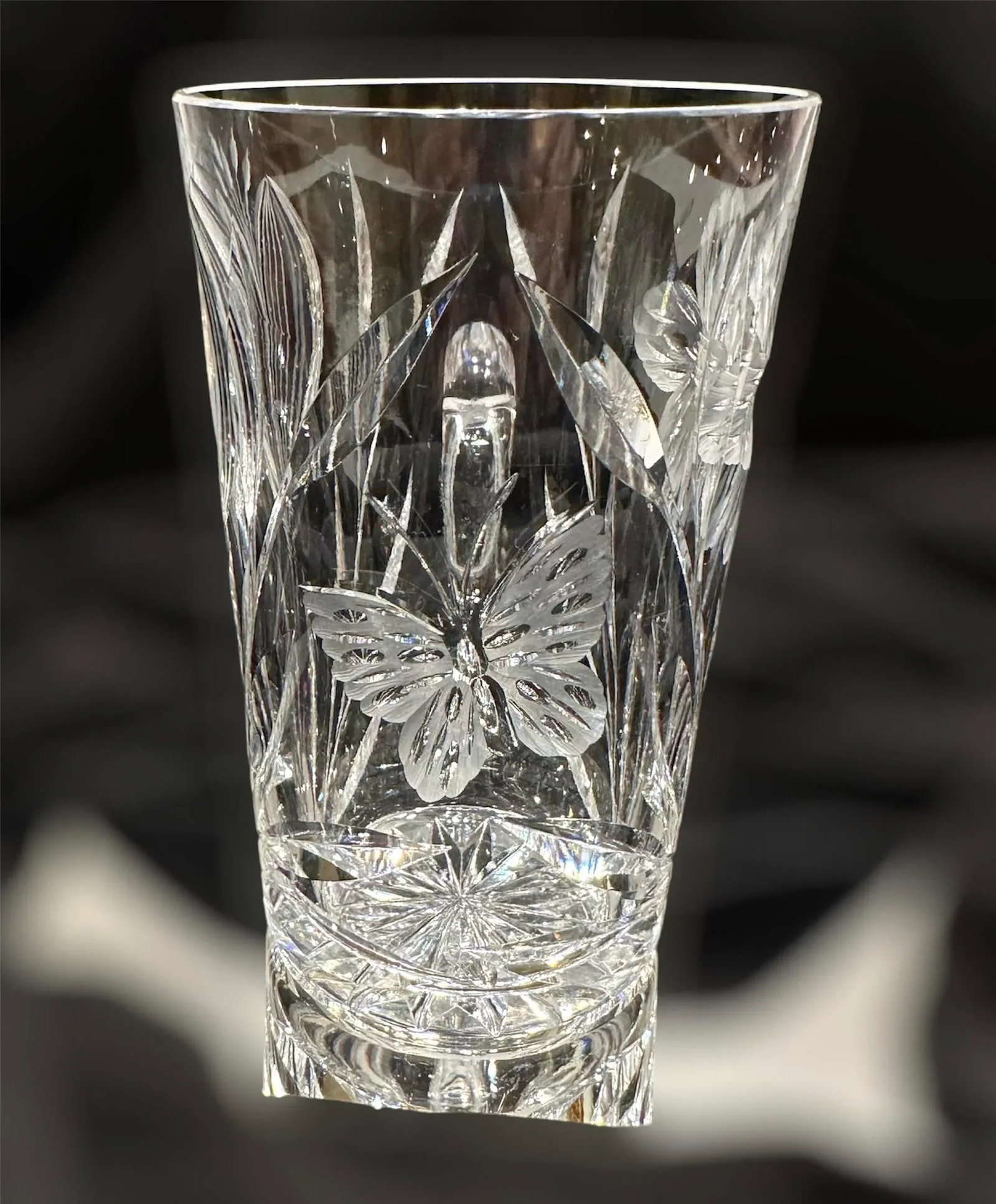 Crystal Tumbler American Brilliant Period by Pairpoint Murillo Pattern 1920 - 7