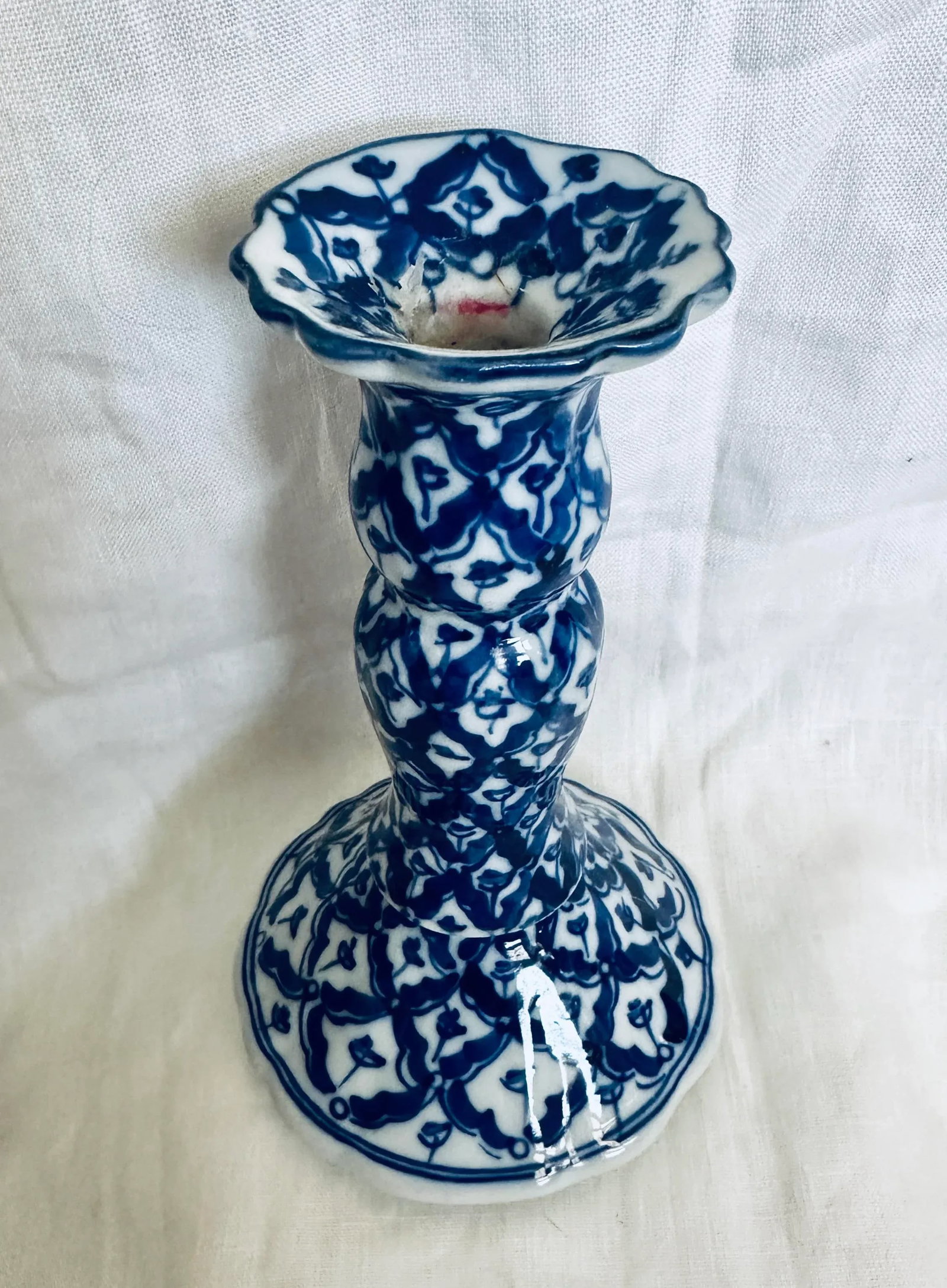 Set of 4 Blue & White Tableware Items - 3