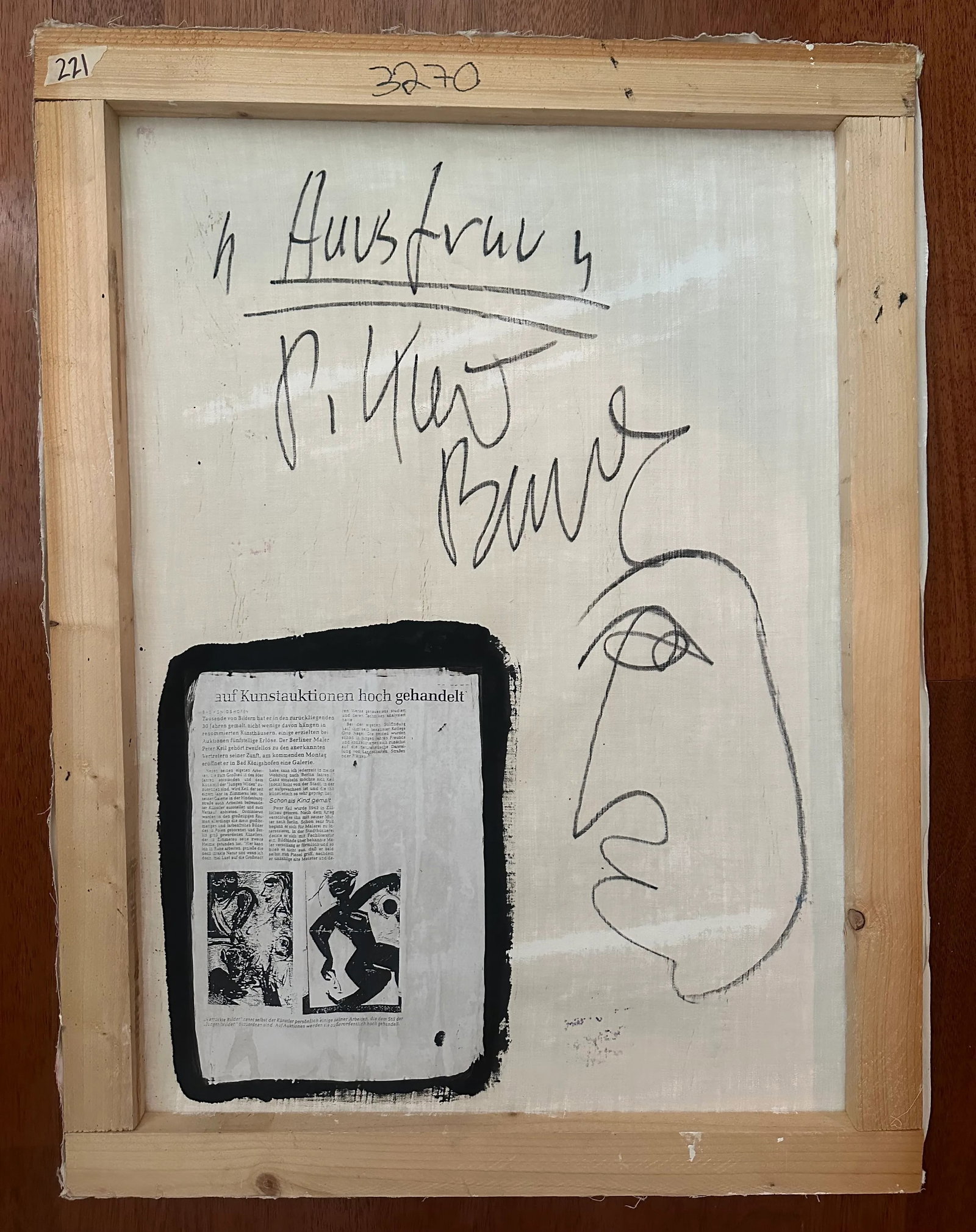 Original 1987 Peter Keil Painting, Titled - 3