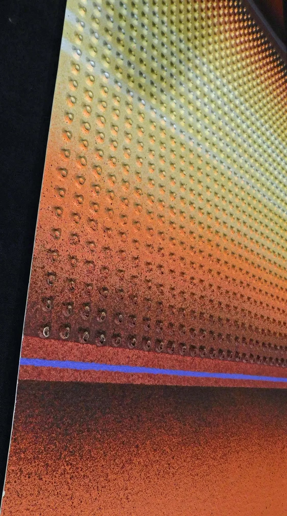 1980s Paul Maxwell #713-C Art Stencil Casting, Signed Artwork 3-D Textured #81/100 - 6