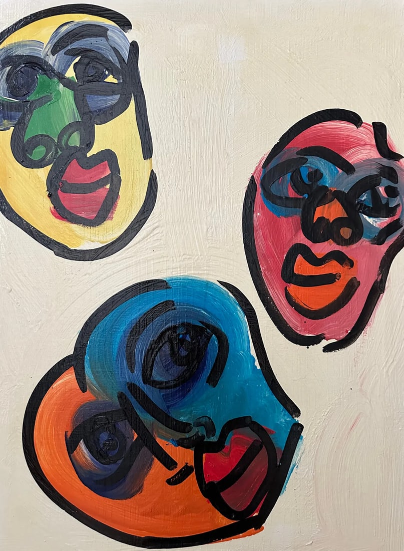 Original Peter Keil Painting, Titled - 2