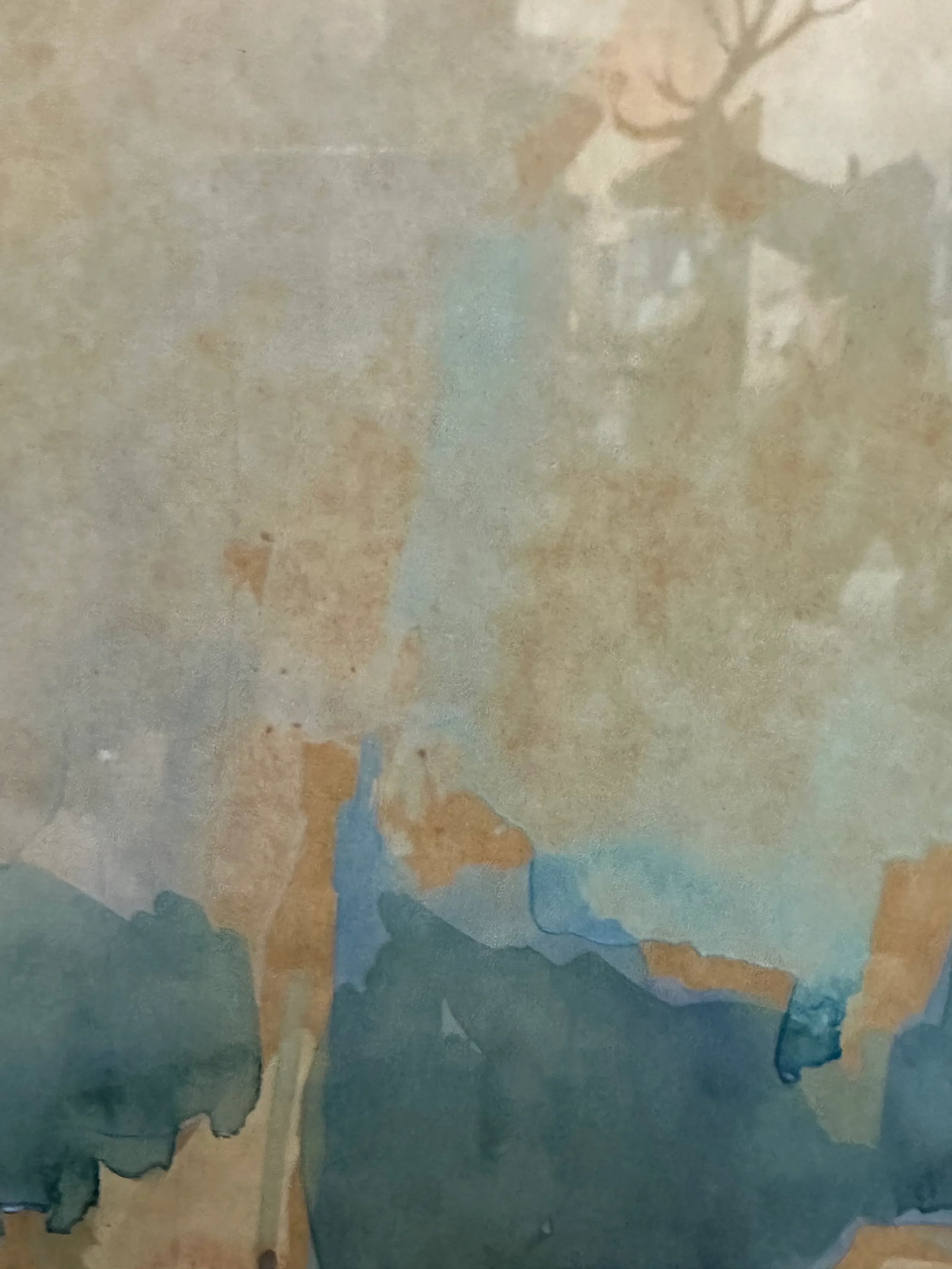 1950s Boat Harbor Water Exceptional Original Water Color by Avraham Binder (1906-2001) - 4