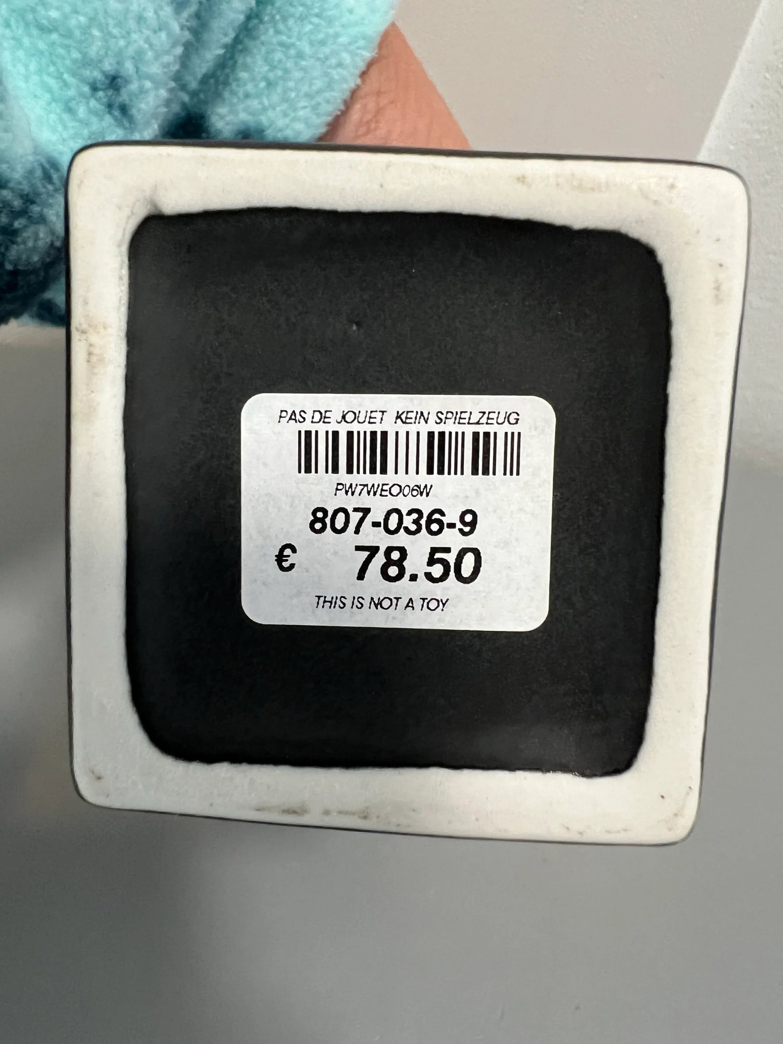 German Officer or Nobleman Porcelain Wine Stopper With Stand - 9