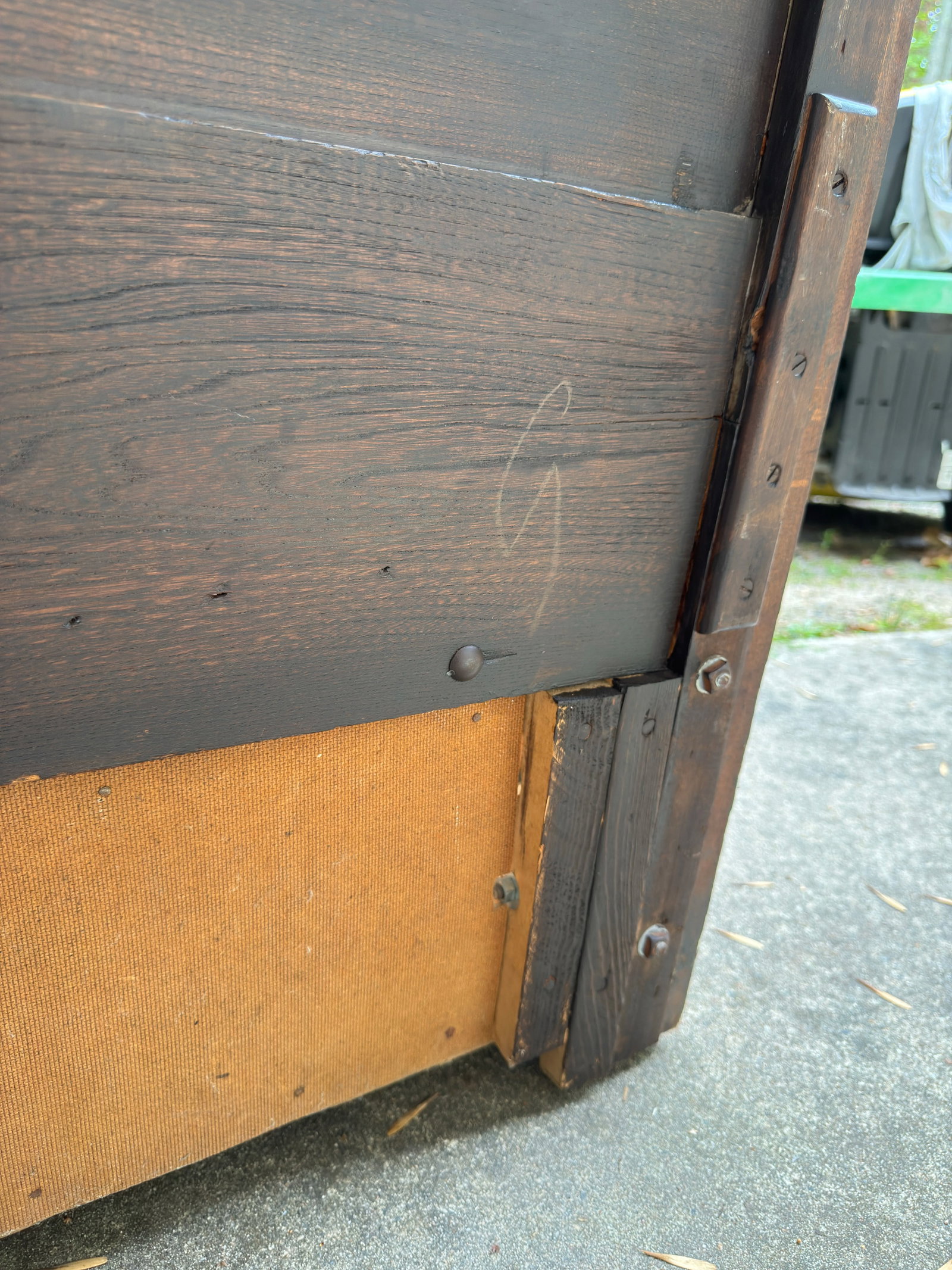 Late 19th Century Antique Victorian Eastlake High Back Box Settle Bench with Storage - 12