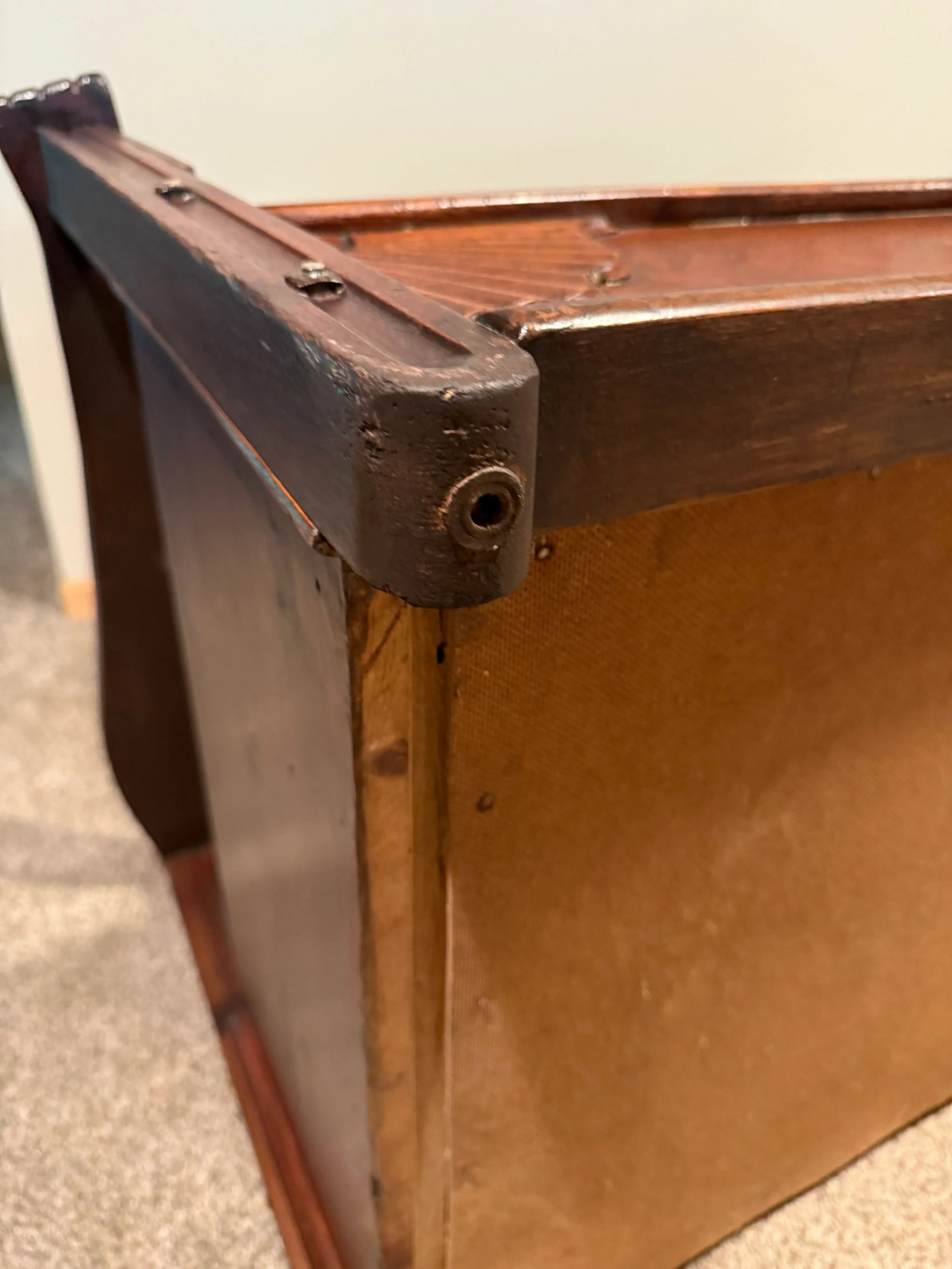 Late 19th Century Antique Victorian Eastlake High Back Box Settle Bench with Storage - 16