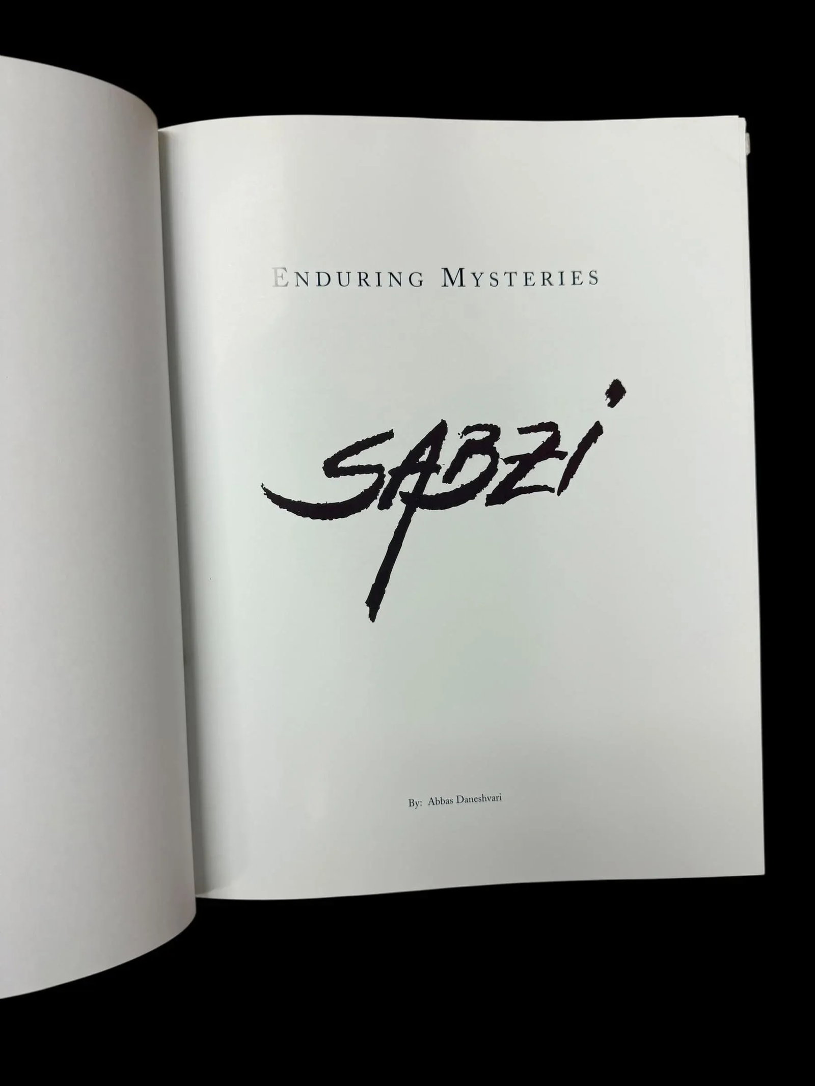 Artist Signed Sabzi Impressionist Hardcover Coffee Table Art Book - 2