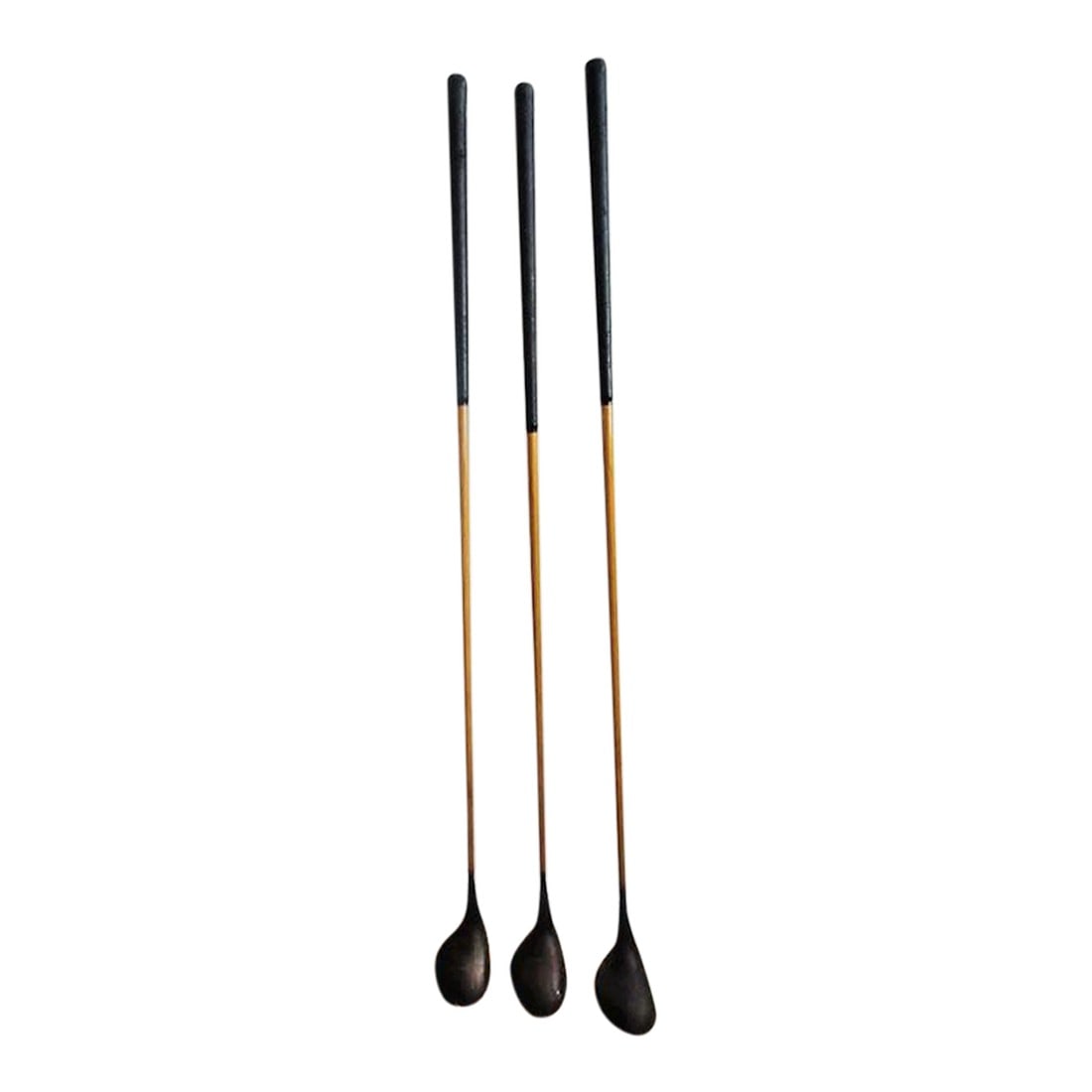 Antique Wood Golf Clubs 1, 2, & 3 Woods - Set of 3 (1 of 10)