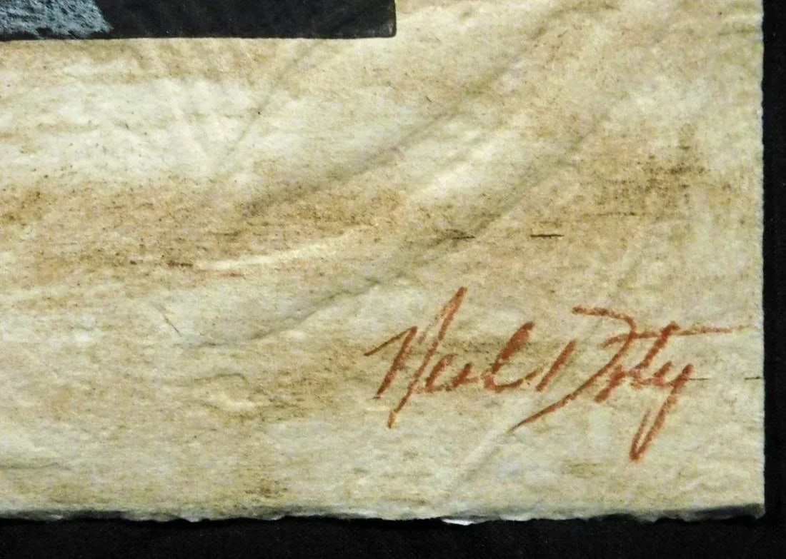 Neal Doty "Flashback Doors"w/Custom Frame H.Signed Intaglio Etching W/Embossing! - 7