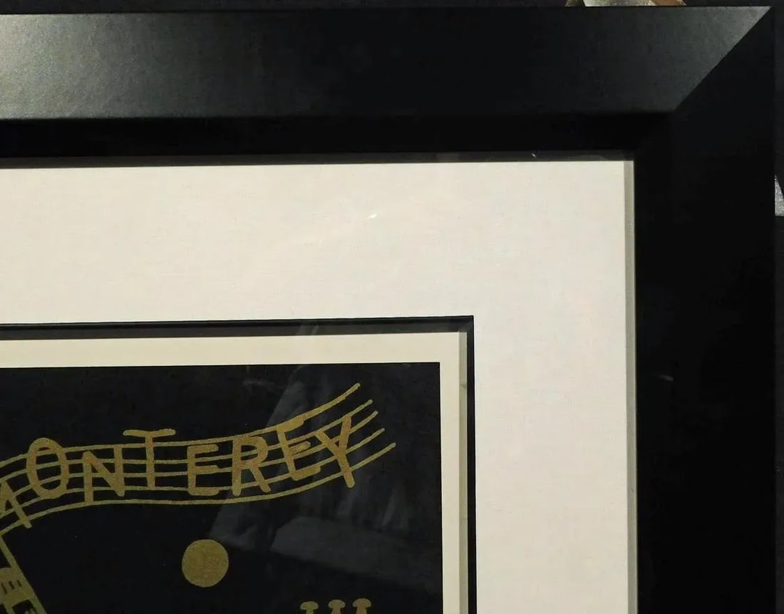 Neal Doty "Monterey Jazz 1" With Frame Hand Signed Artwork - 4