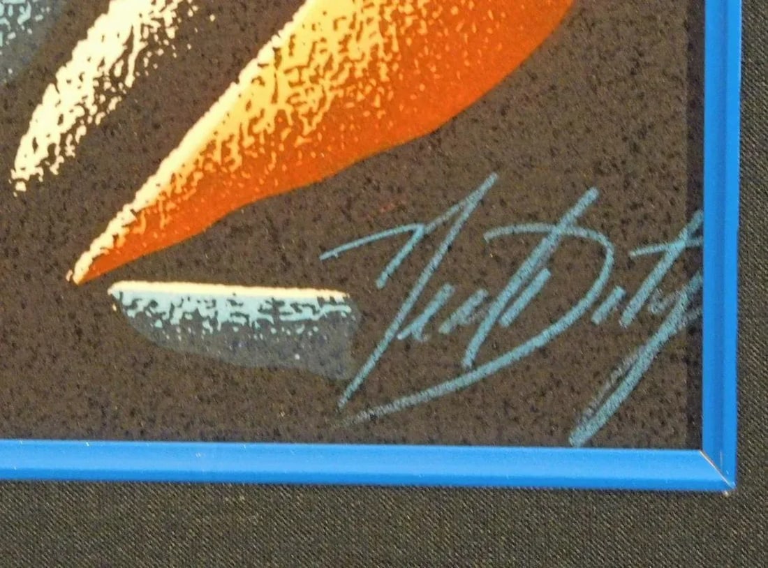 Neal Doty "Monterey Jazz"with Black Frame Hand Signed Artwork - 4