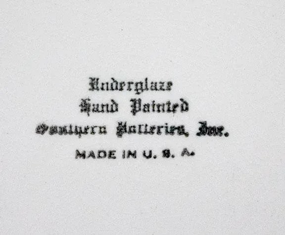 Southern Potteries Blue Ridge China Dinner Plates - Set of 6 - 3