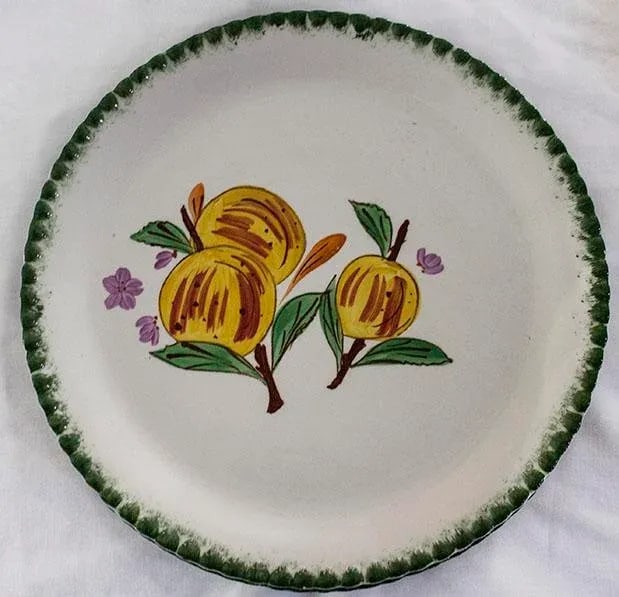 Southern Potteries Blue Ridge China Dinner Plates - Set of 6 - 6