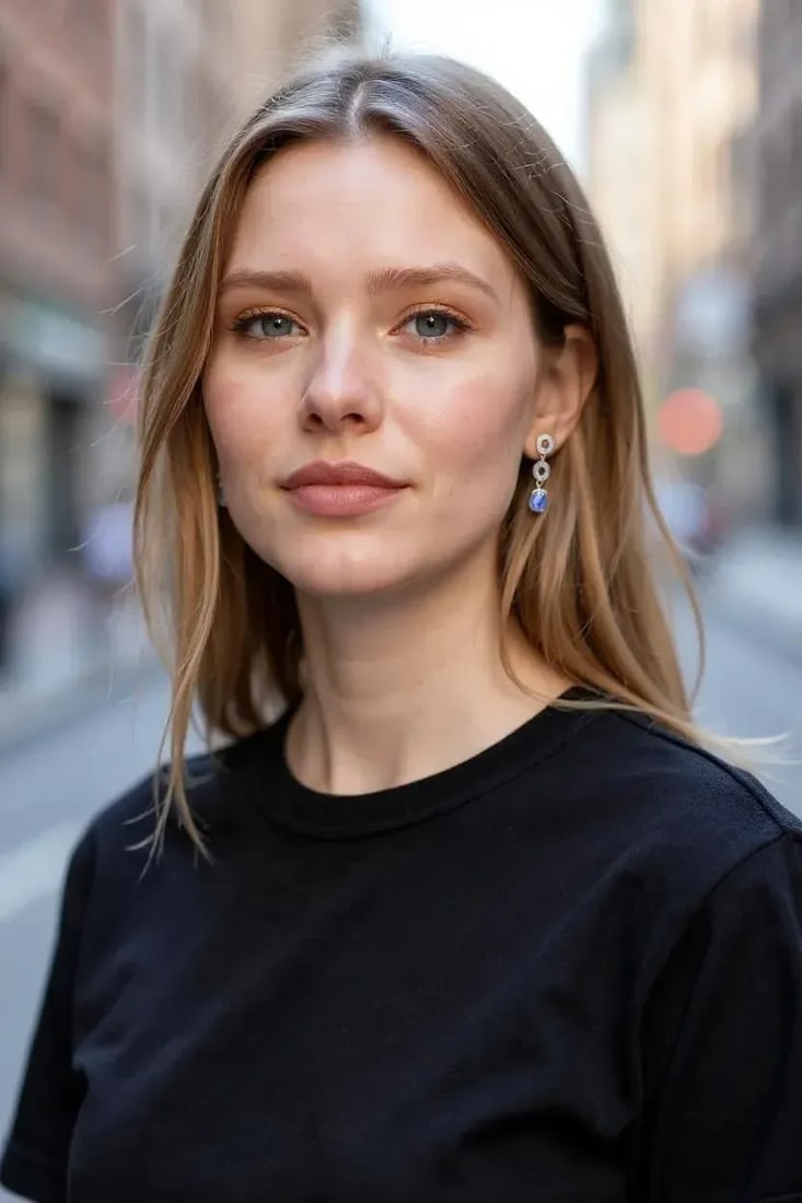 Diamond Circle Drop Gold Earrings With GIA-Certified No-Heat Burma Sapphires, A Pair - 2