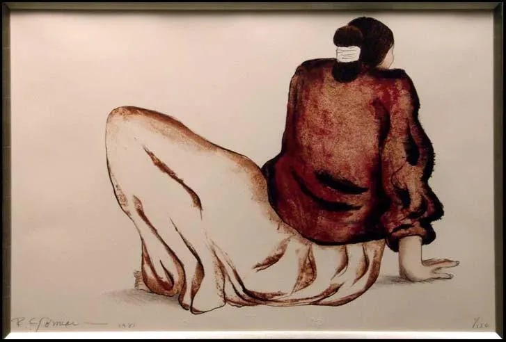 R.C.Gorman El-Bah Original Lithograph 1981 Hand Signed Fine Art - 2