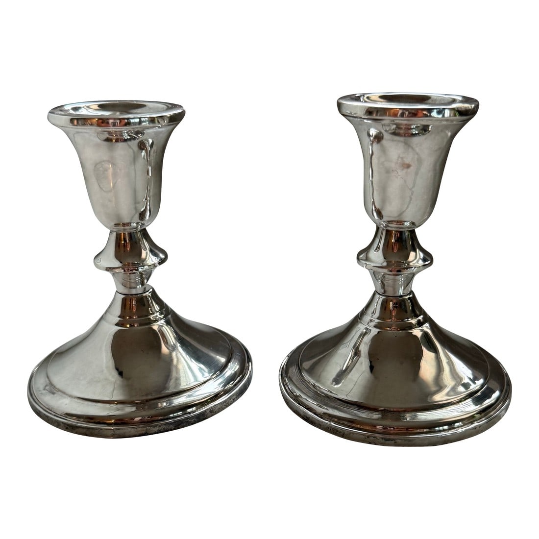 Sterling Silver Towle Candlesticks - A Pair (1 of 7)