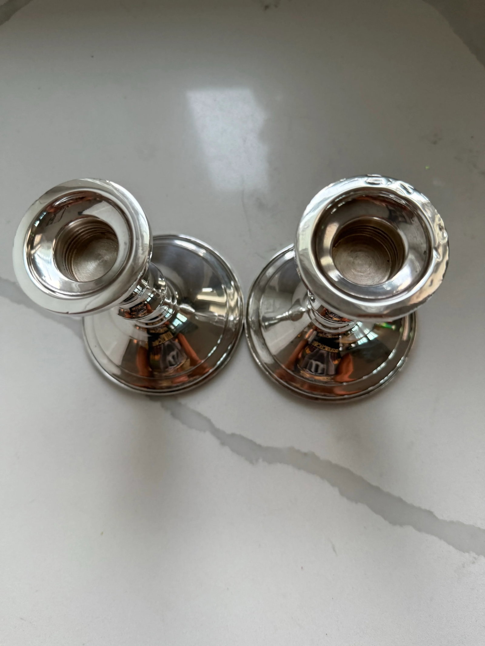 Sterling Silver Towle Candlesticks - A Pair - 7