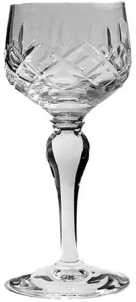 Stuart Glendevon Pattern Wine Hock Glasses Lead Crystal Hand Blown - Set of 8 - 2