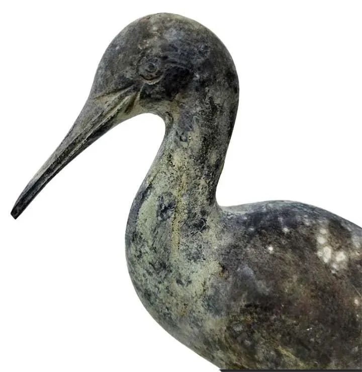 Pair of Tall Egrets or Cranes - Vertigris Finish - Great for the Garden - 3