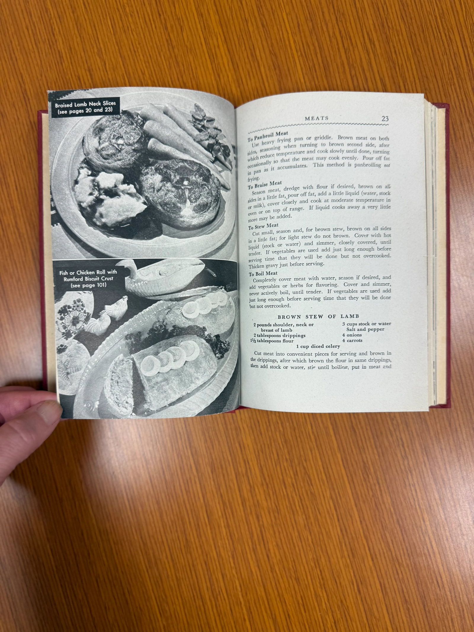 1947 Rumford Complete Cookbook Hardcover - 8