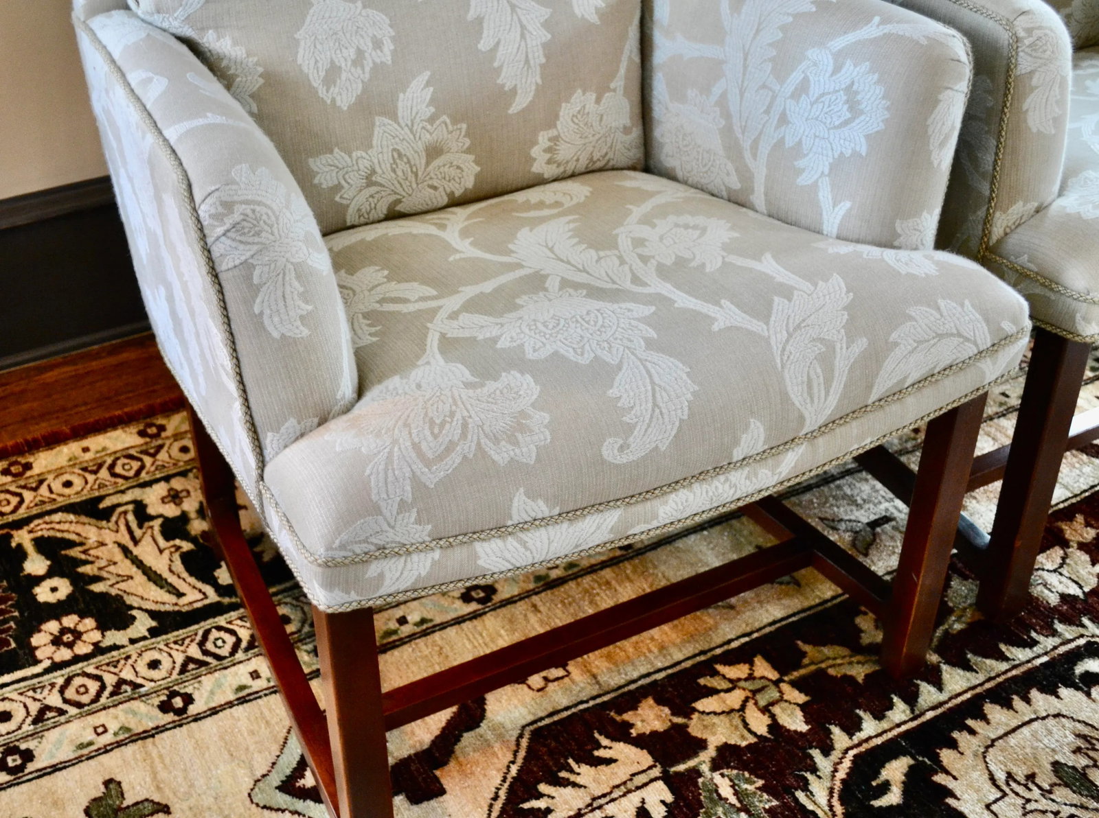 Mid 20th Century Edward Wormley Dunbar Pull-Up Lounge Chairs - A Pair - 7