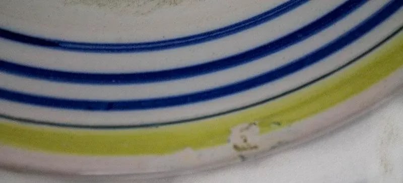 Vintage Henriot Quimper France Faience Dinner Plate Breton Man - 3