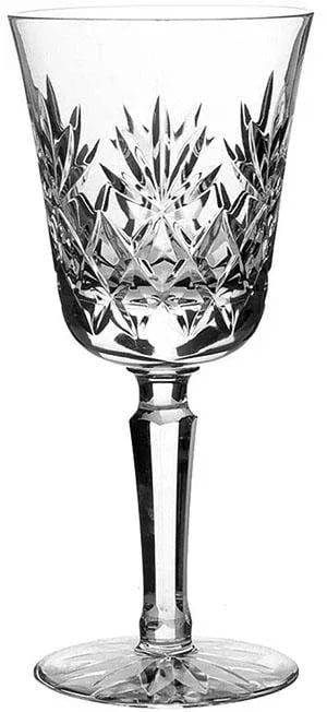 1980s Lenox Crystal Wine Glasses Charleston Pattern - Set of 8 - 2