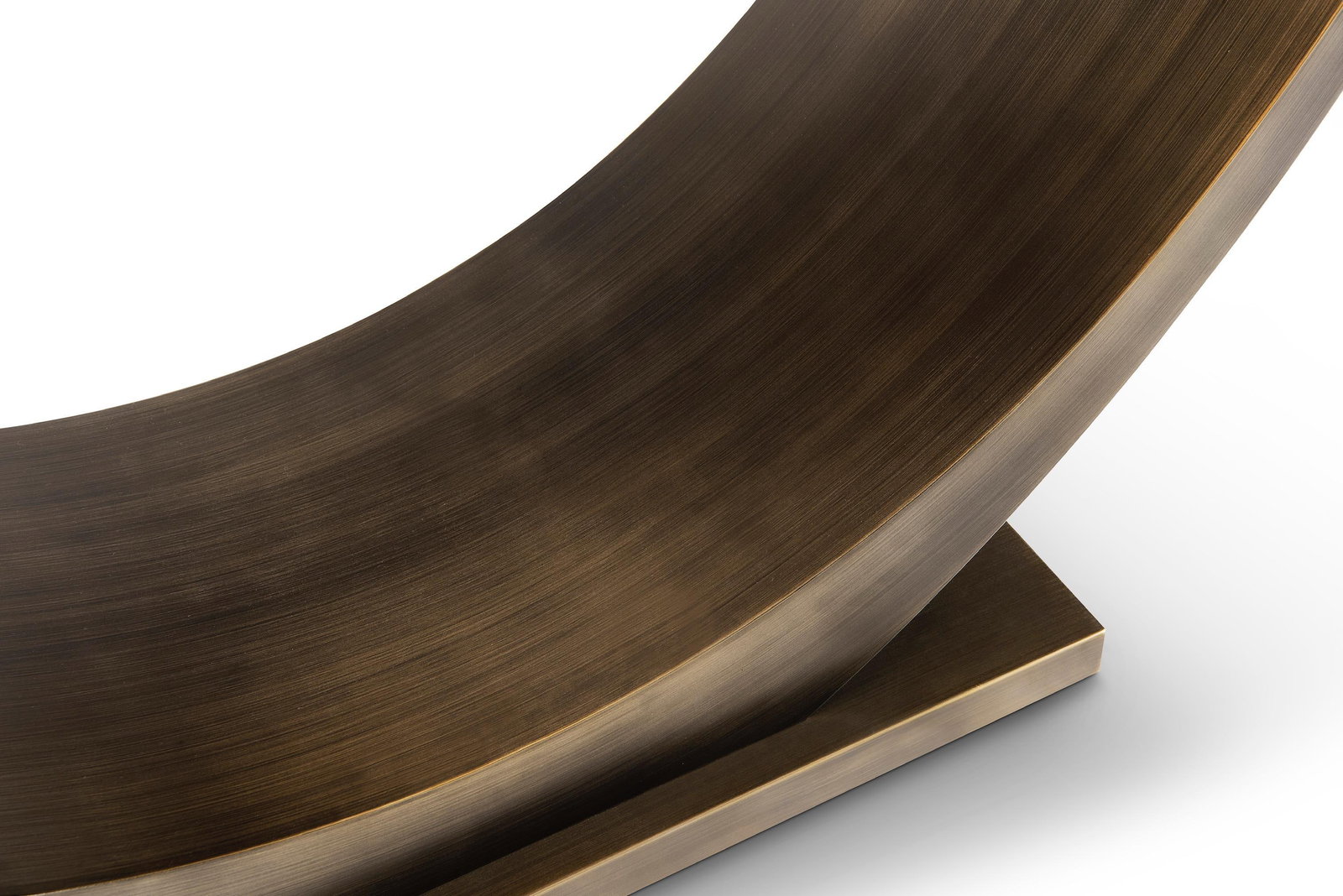 Modern Greg Sheres Style Bronze Console Table - 3