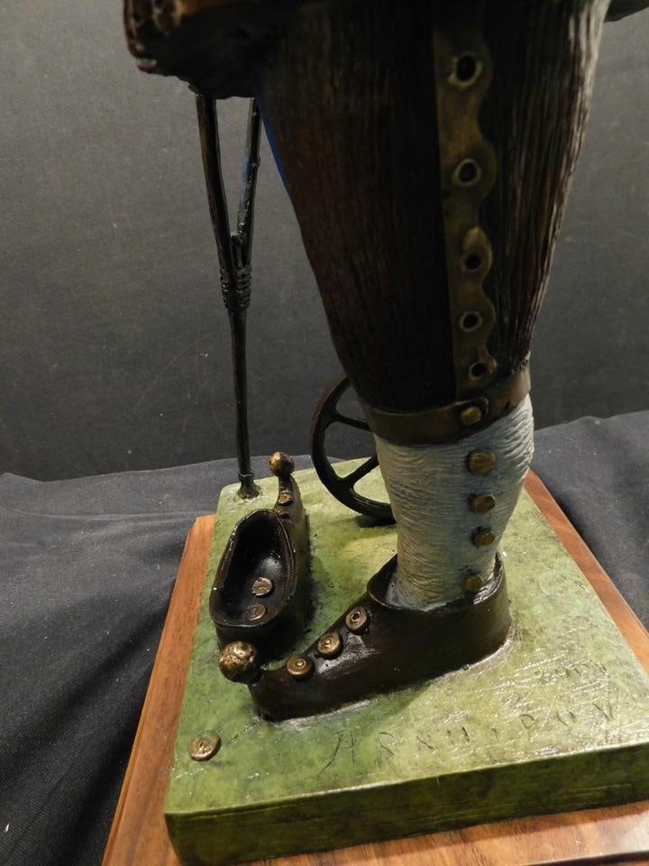 Anton Arkhipov "Commediant Del Arte" Bronze Sculpture Hand Signed Make an Offer - 13