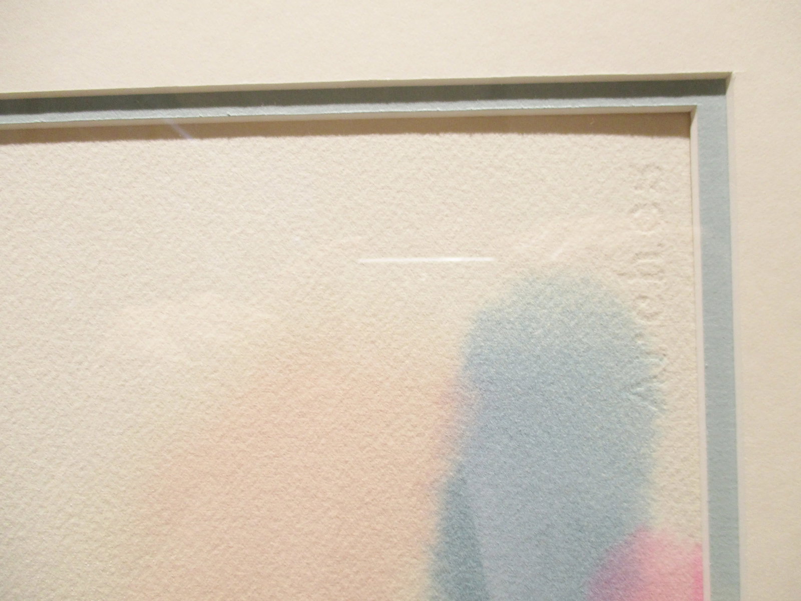 1970s Abstract Watercolor Painting by Dom Mingolla, Framed - 7