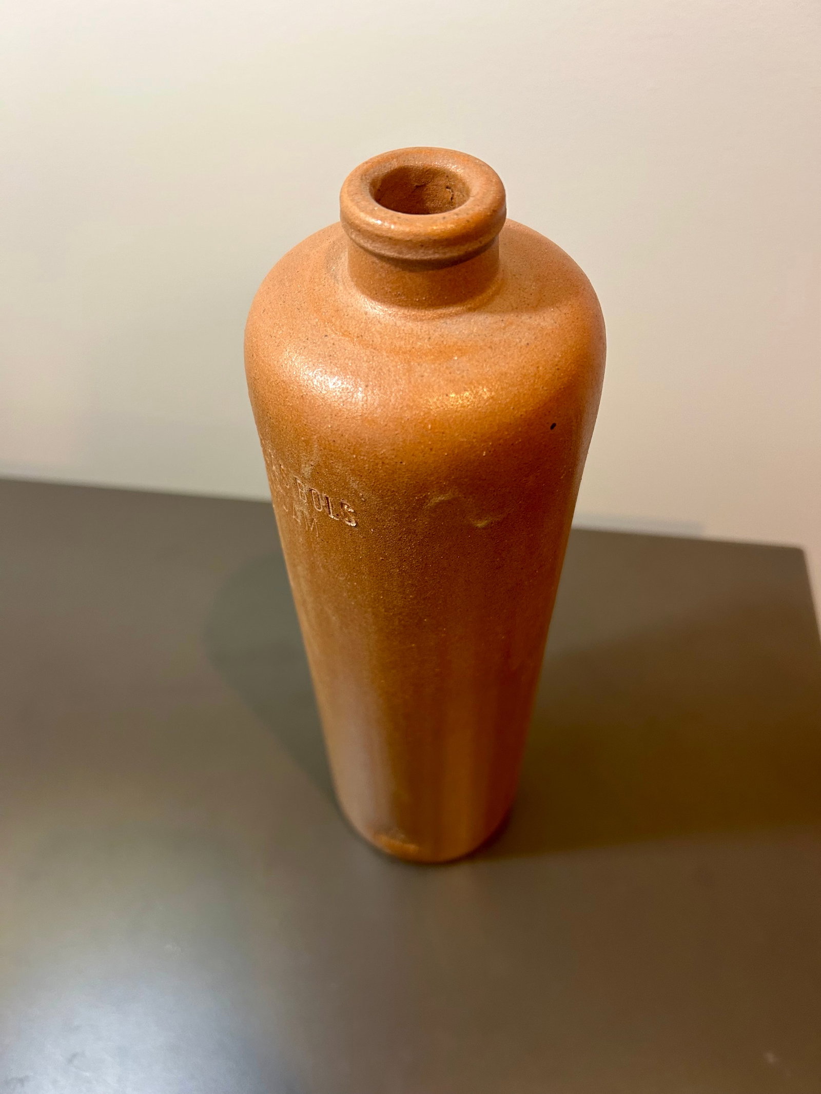 Vintage Erven Lucas Bols Stoneware Bottle – Antique 3/4 Liter Clay Crock, Amsterdam Holland - 4