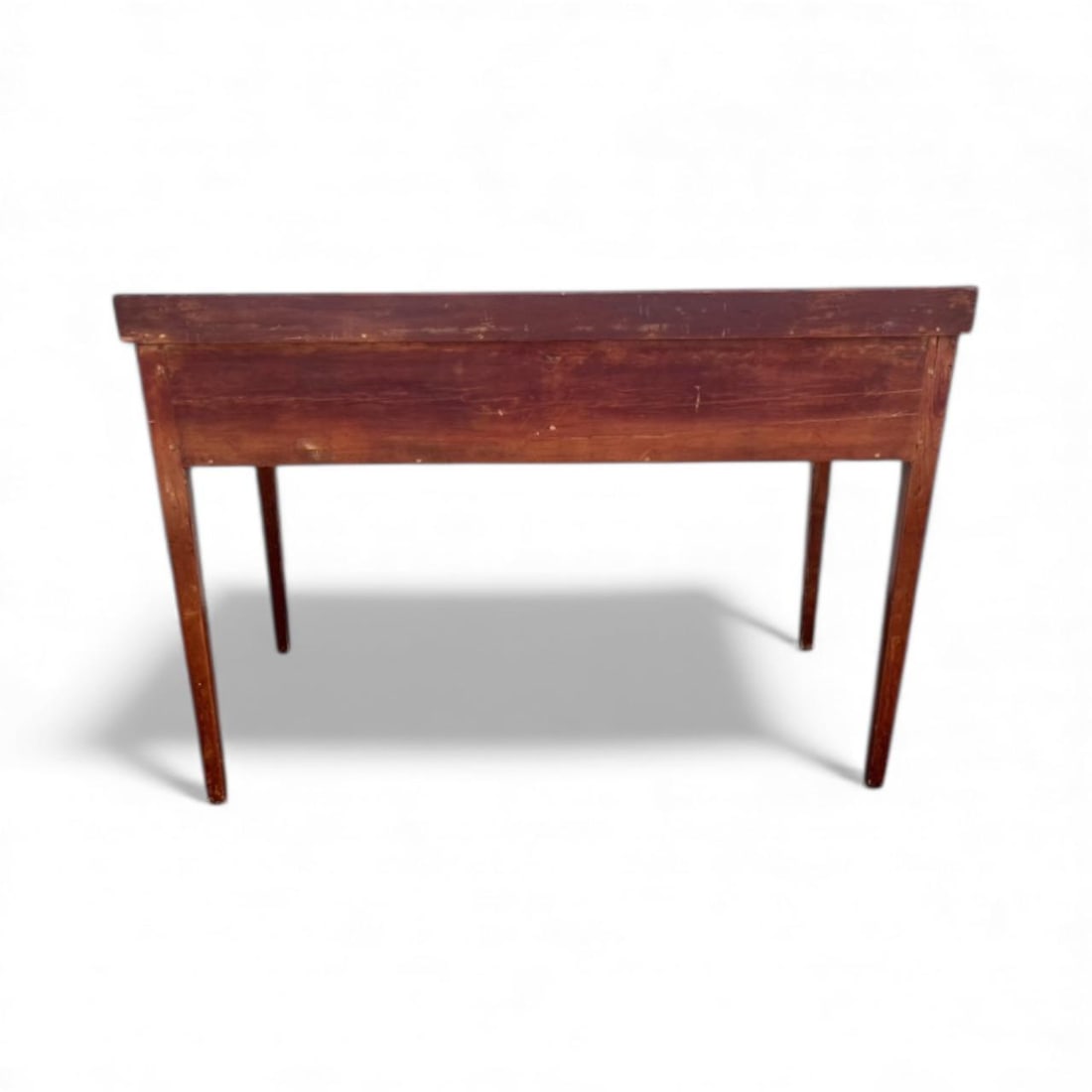 1910s Farmhouse Writing Desk With Two Lift Top Panels for Concealing Storage - 3