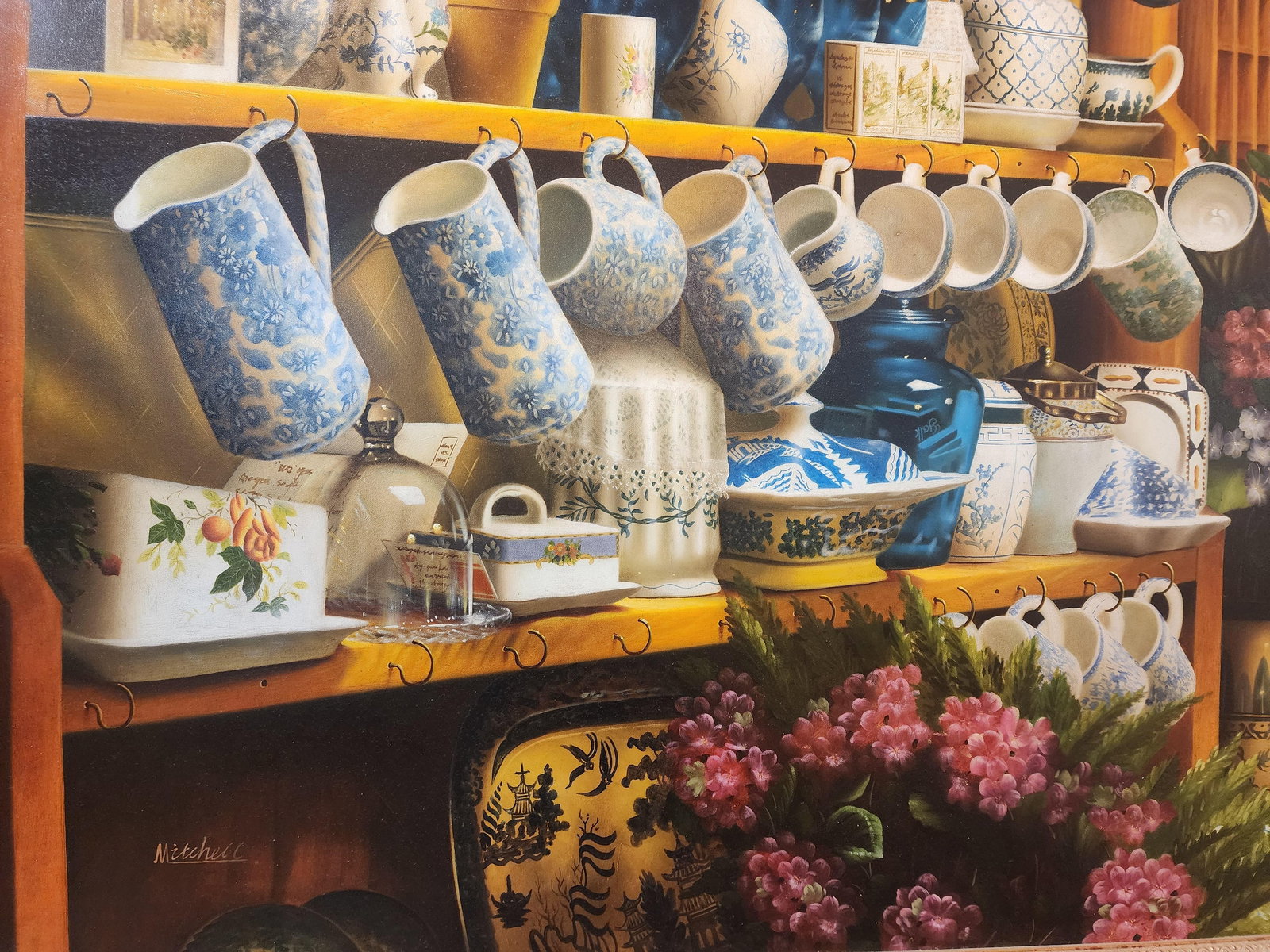 1990s Stunning Photo Realism Original Still Life Oil Painting - 2