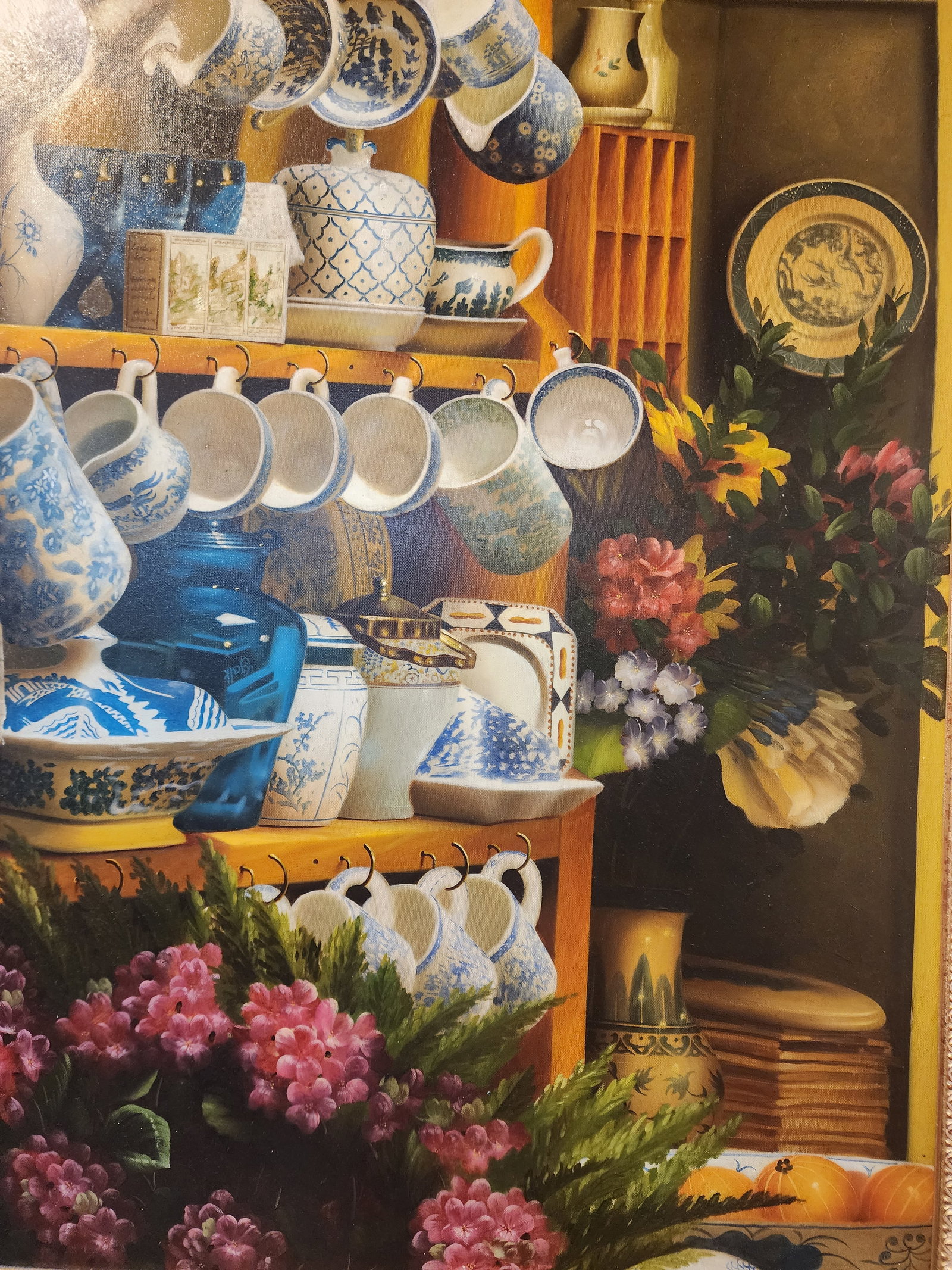 1990s Stunning Photo Realism Original Still Life Oil Painting - 6