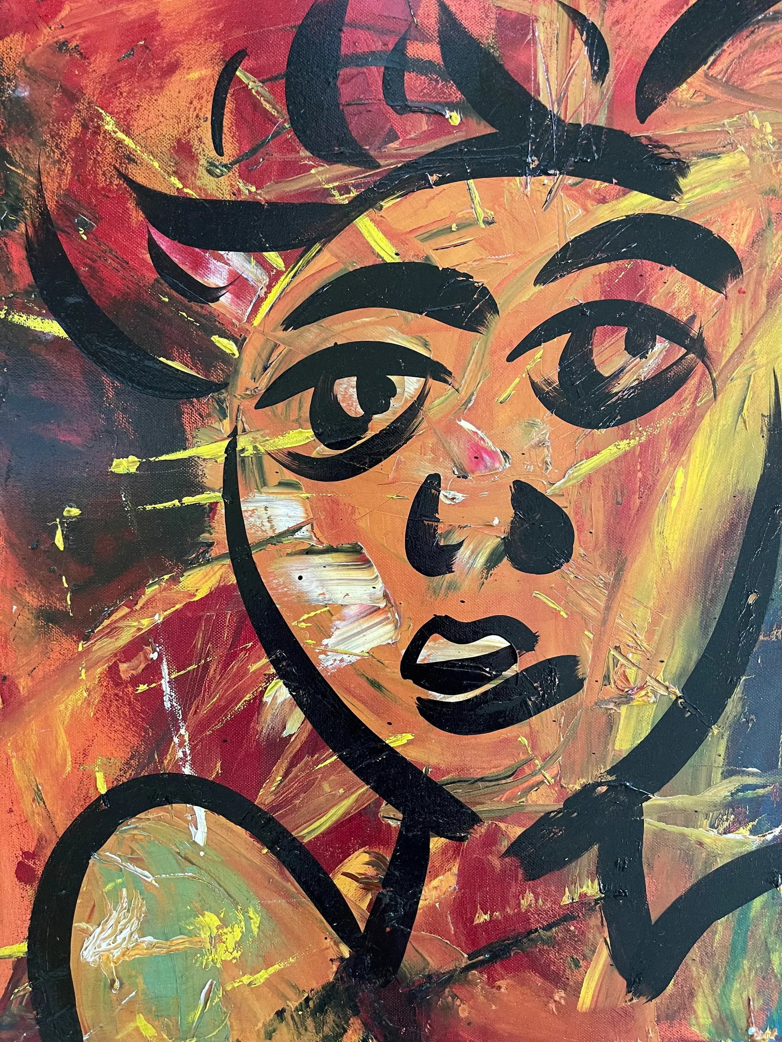 Late 20th Century Figurative Abstract Painting by Peter Keil - 2