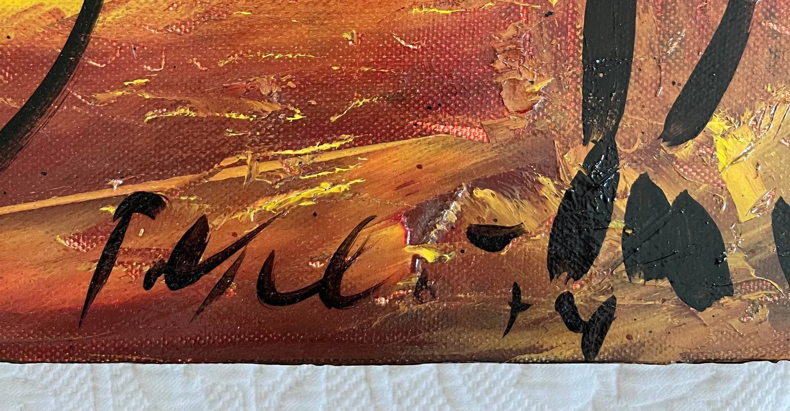 Late 20th Century Figurative Abstract Painting by Peter Keil - 5