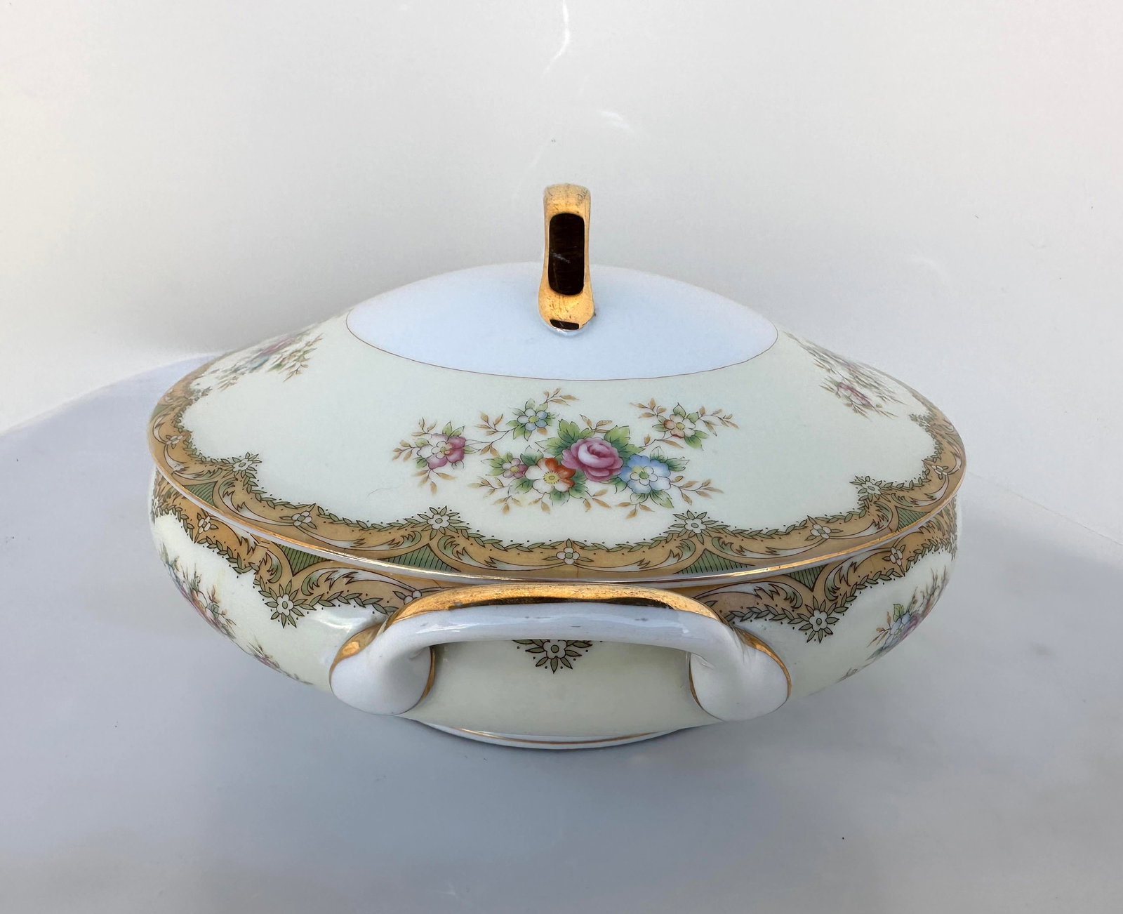 Vintage Covered Vegetable Serving Dish - 5