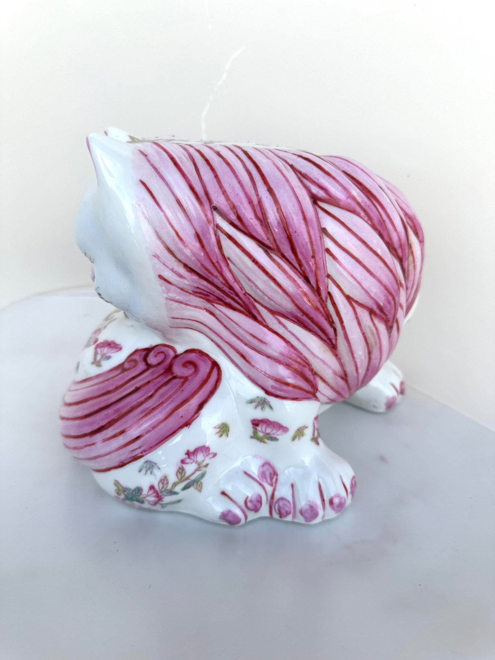 Antique Chinese Sitting Cat - 8