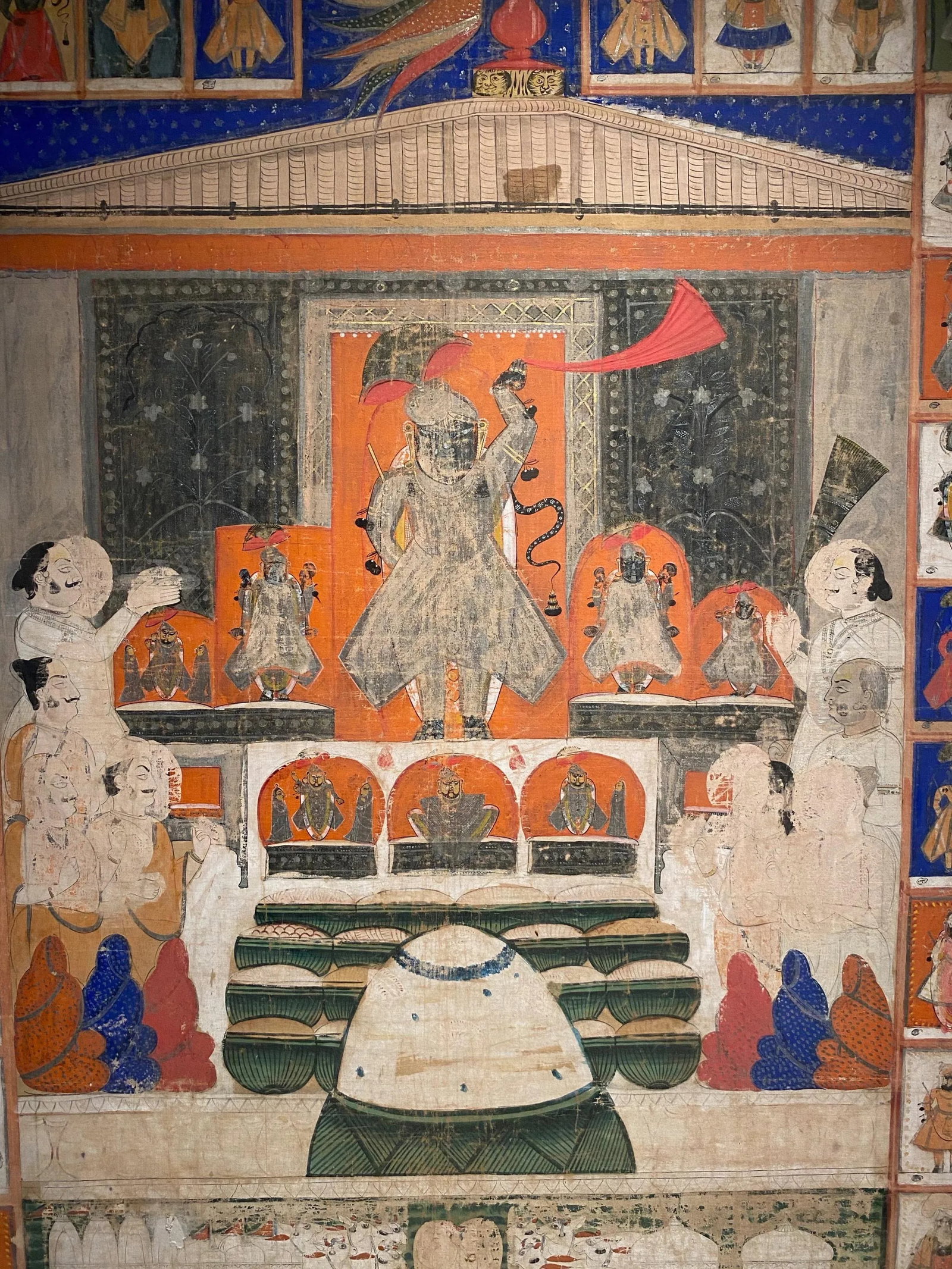 Annakoot Pichhavi Early 20th Century Painting - Framed - 11