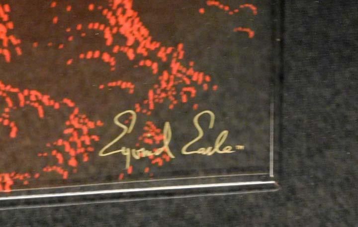 Eyvind Earle "Fire Magic"Commemorative Serigraph Custom Frame Tree - 3