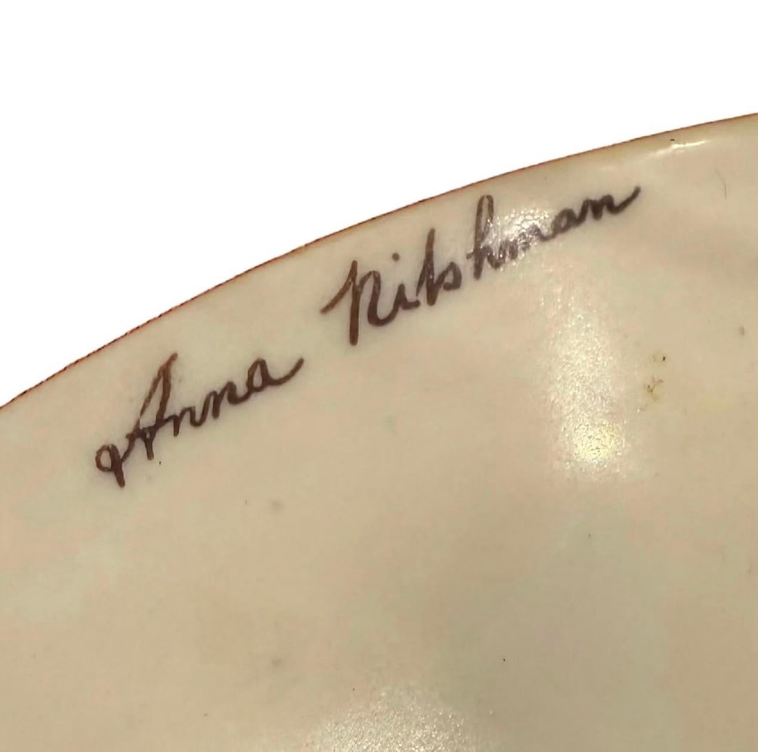 Vintage Lamberton Scammell Moravian Blue Transferware Historical Commemorative Plates - 5