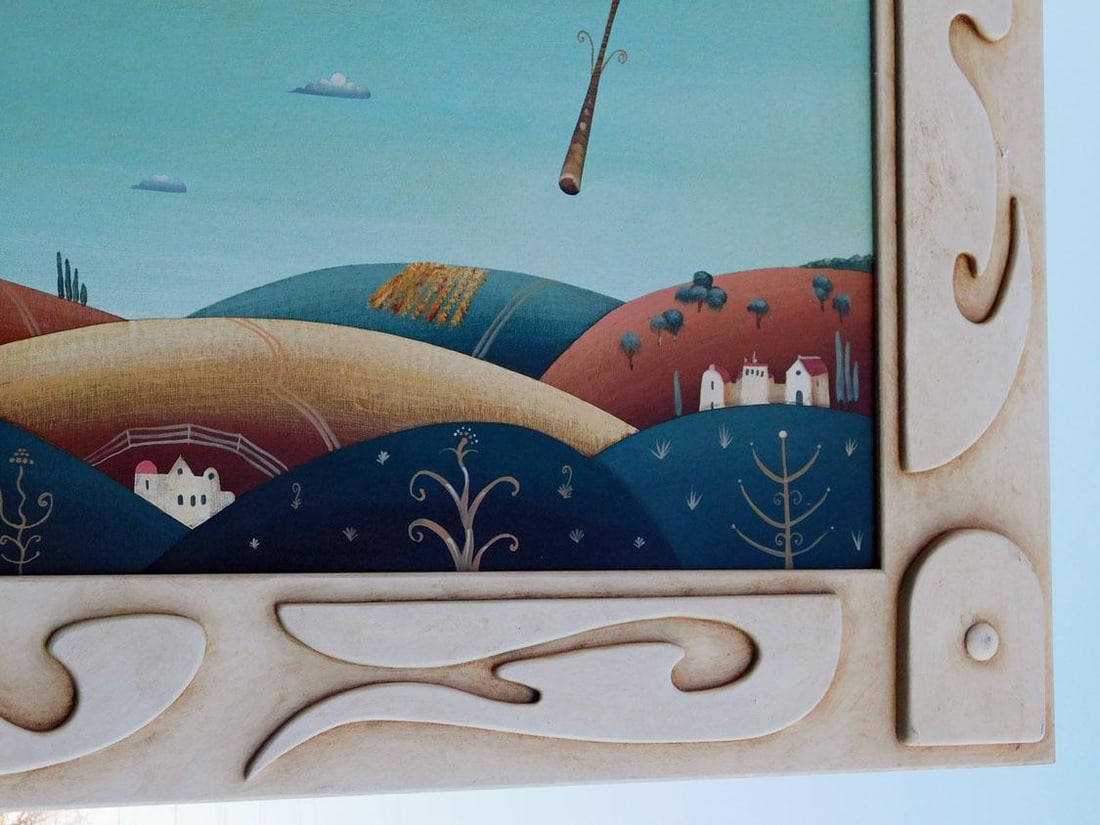 Anton Arkhipov Floating Angel Original Painting Artwork Art Listed Artist Frame - 7