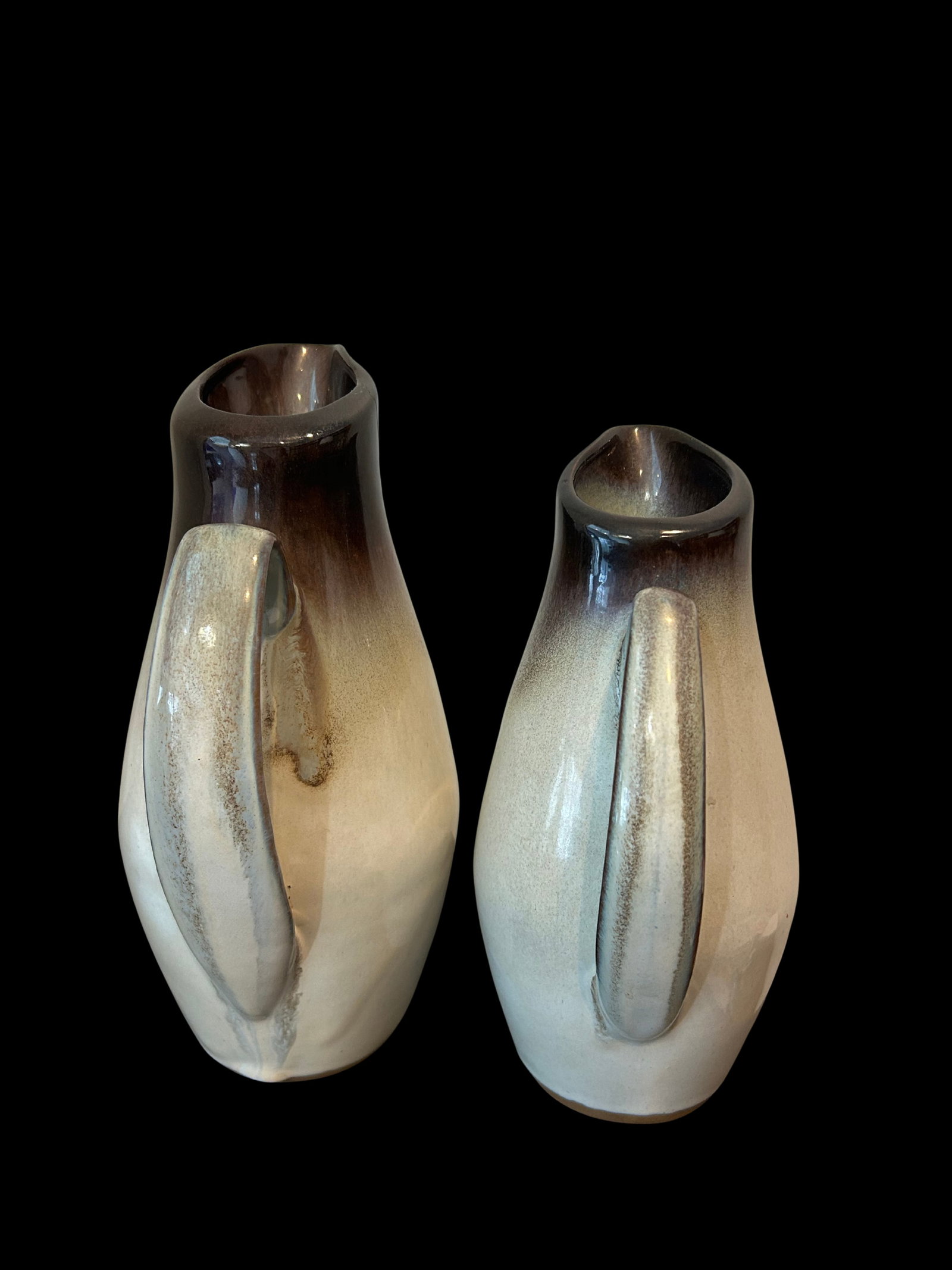 Vintage Peter Pots Pottery Peace Dale Stoneware Pitcher – Handcrafted Rhode Island Studio - 5