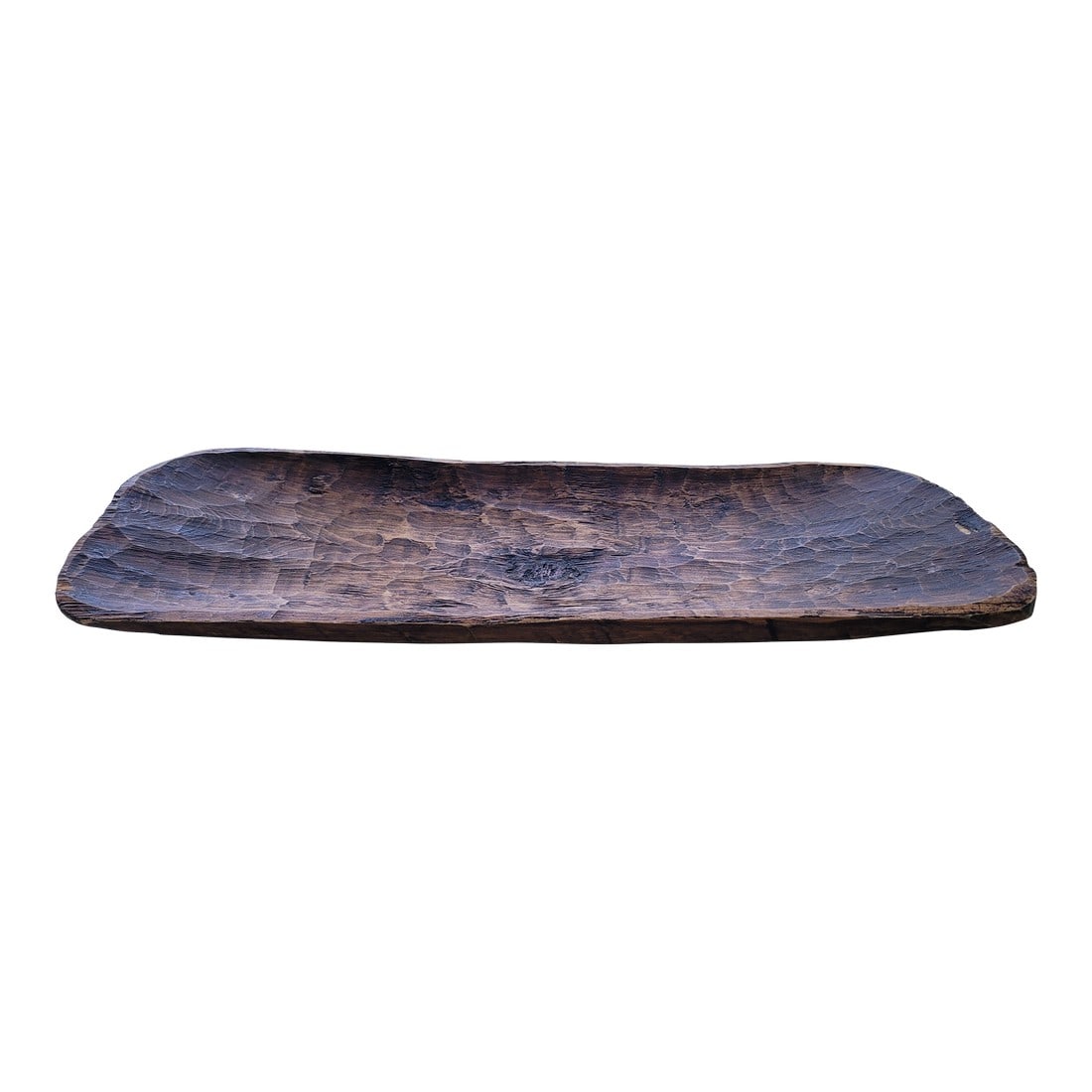 19th Century Primitive Hand-Hewn Long Dough Bowl (1 of 12)