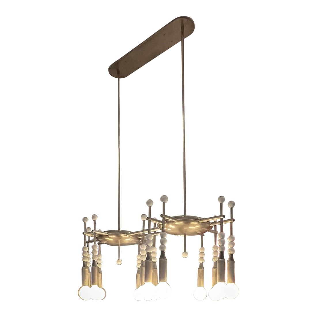 Contemporary Silver Chandelier Talisman:14 by Apparatus (1 of 5)