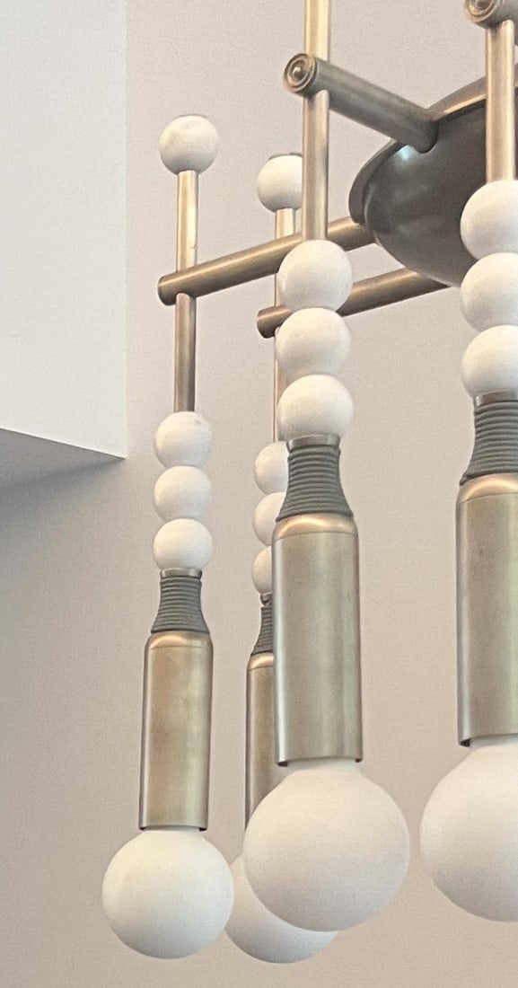 Contemporary Silver Chandelier Talisman:14 by Apparatus - 2