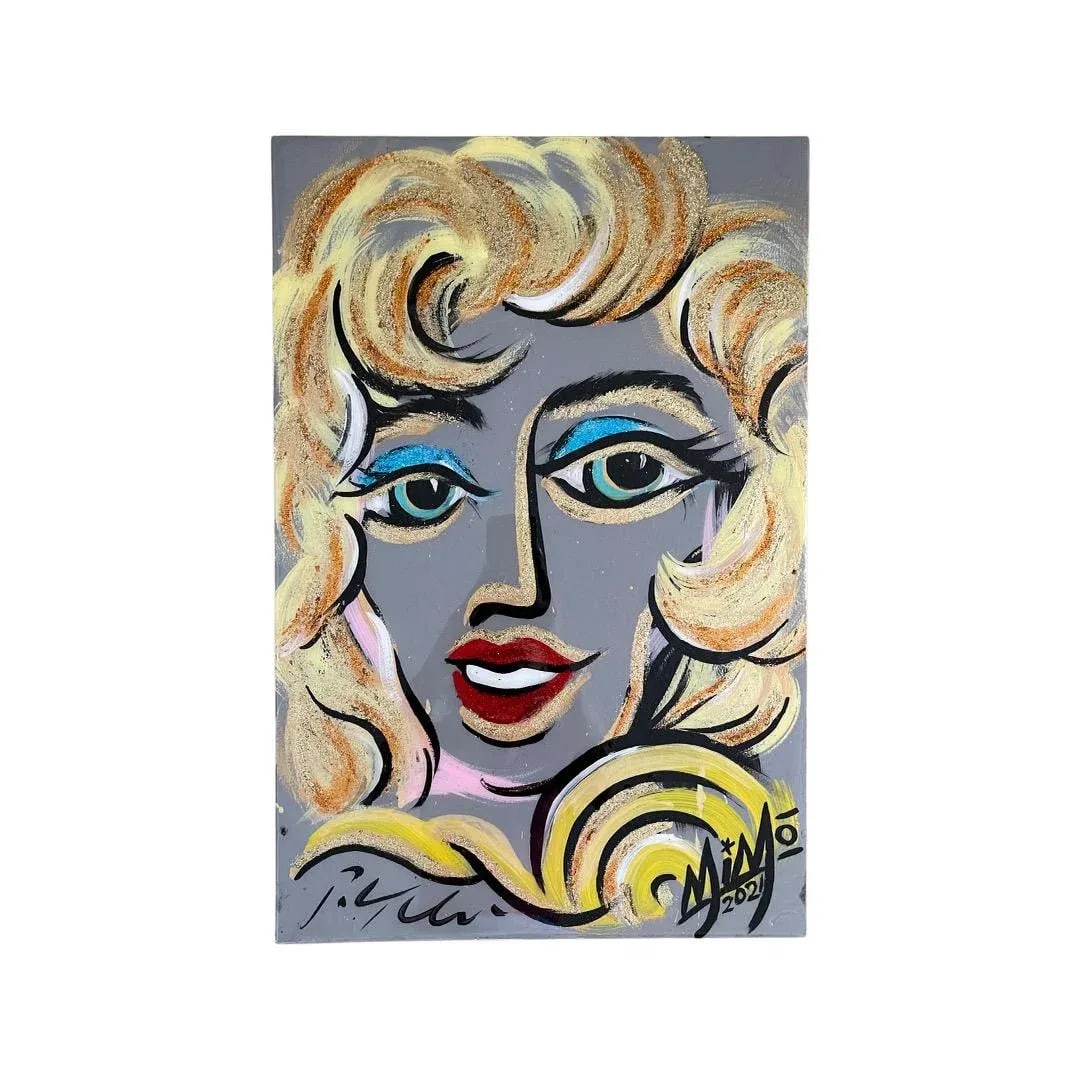 Marilyn Monroe Contemporary Abstract Portrait Collaboration with Peter Keil and MiMo (Mike Moz - 8