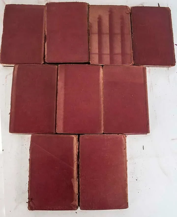 Set of 8 Leather Bound Books - Robert Louis Stevenson - 4