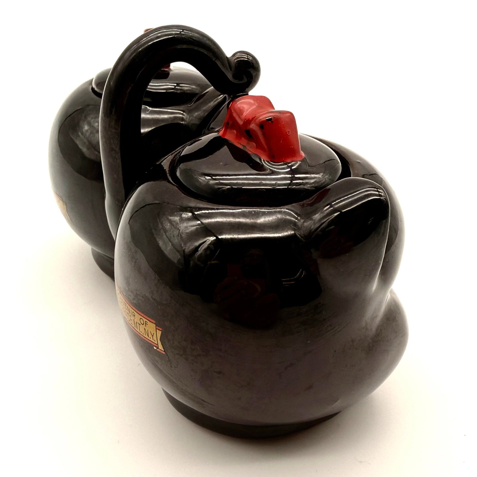 Rare Vintage Black Cat Jam and Marmalade Porcelain Serving Dish - 9